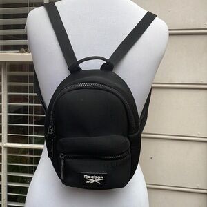 REEBOK-Neoprene Black Mini Back- Pack w/ Adjustable Straps
